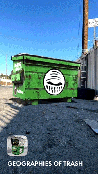 Ahol Sniffs Glue Geographies of Trash Dumpster Instagram filter