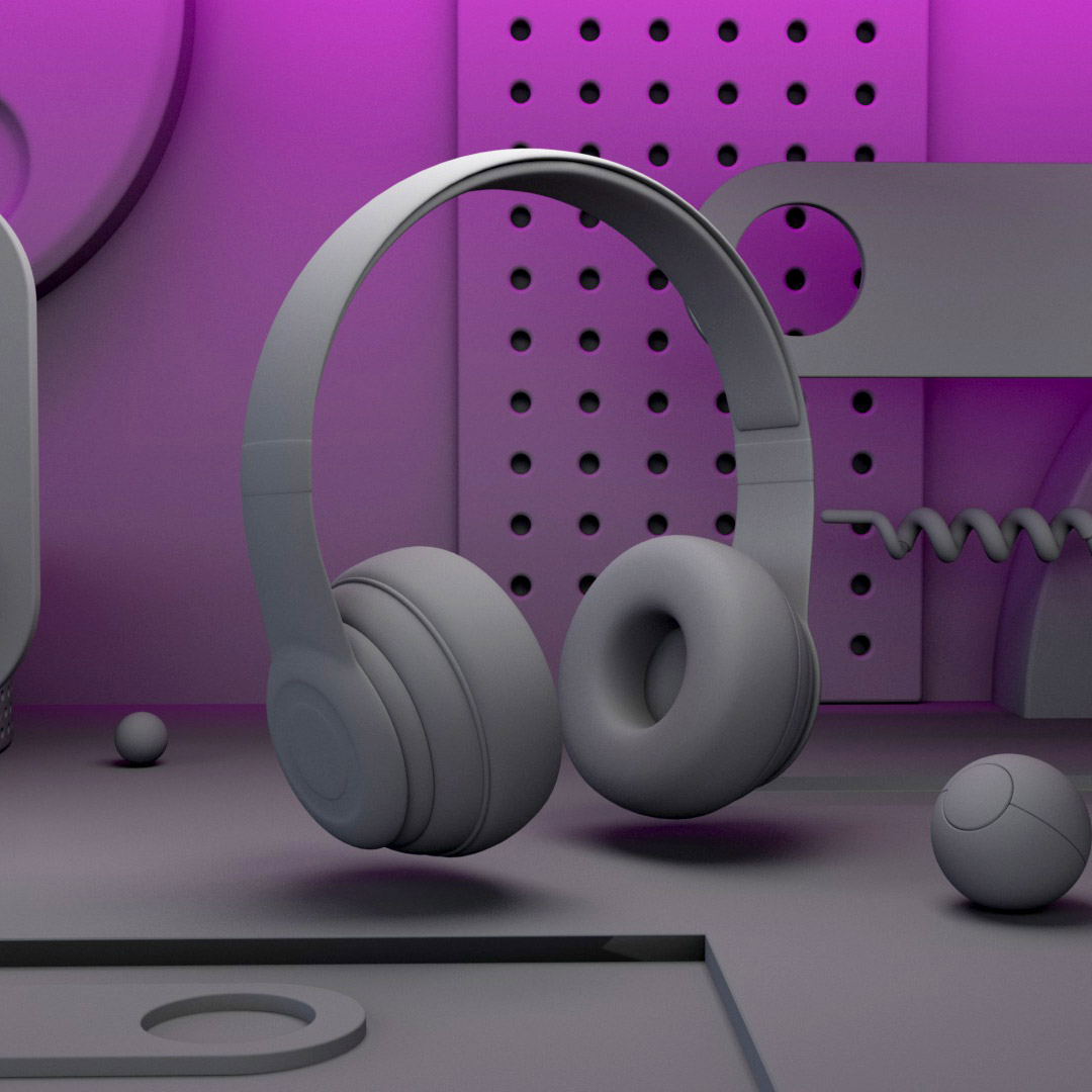 Scene with lighting established.