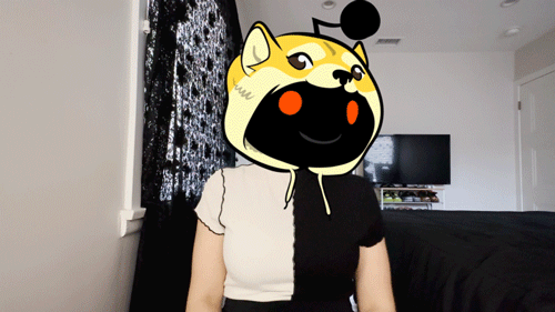 Demonstration of Snoo Puppet overlaid on live-action footage