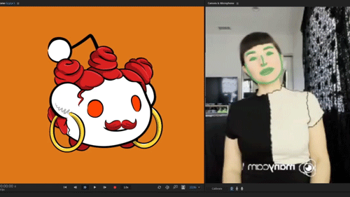 Demonstration of Snoo physics being affected by camera feed.